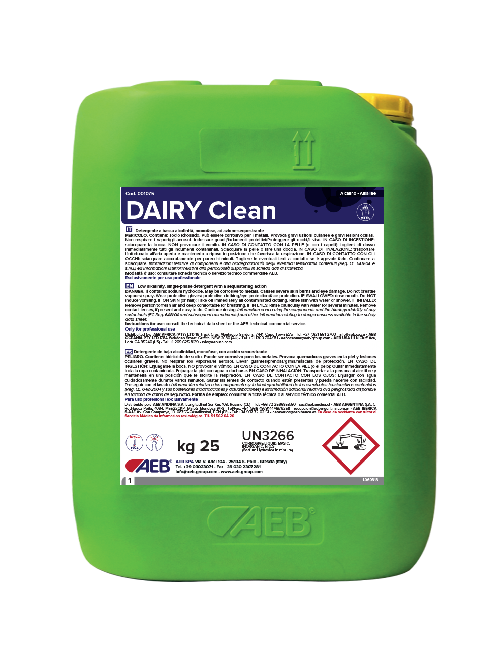 Dairy clean AEB