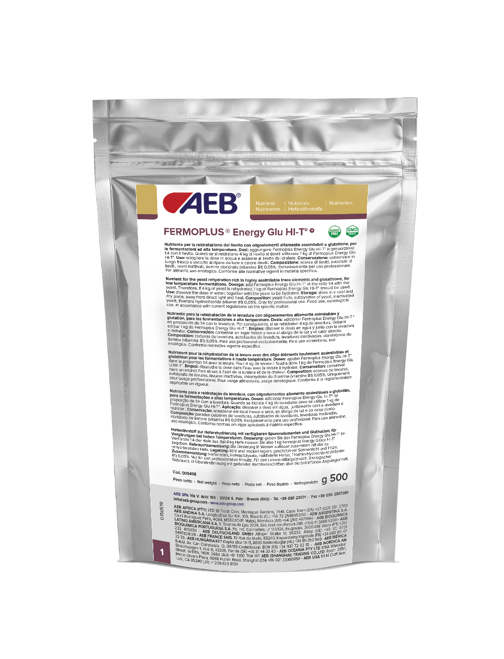 Fermoplus Energy Glu HI-T° Fermoplus Energy Glu HI-T°