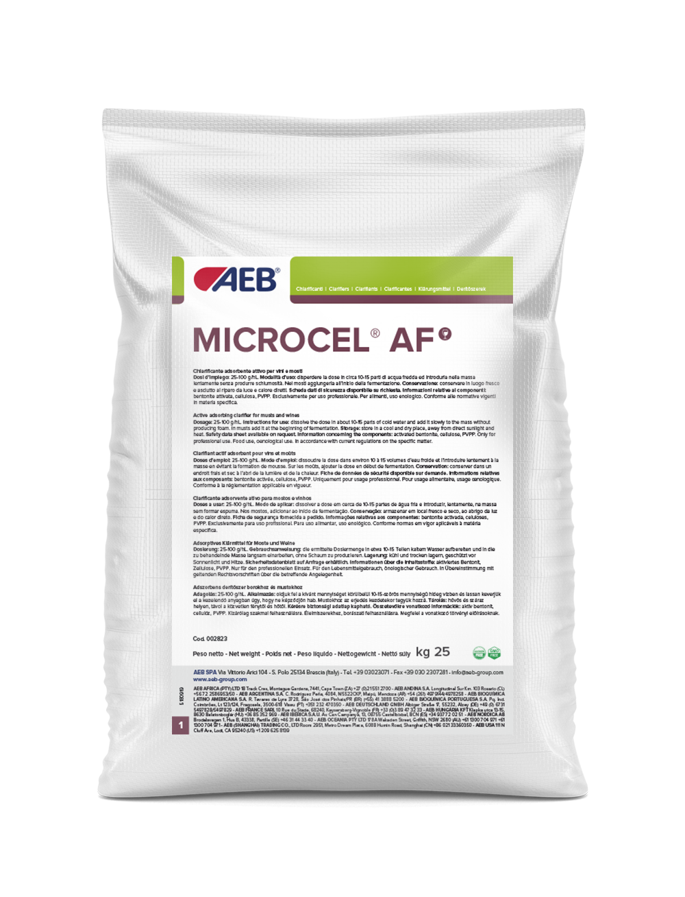 MICROCEL<sup>®</sup> AF MICROCEL<sup>®</sup> AF