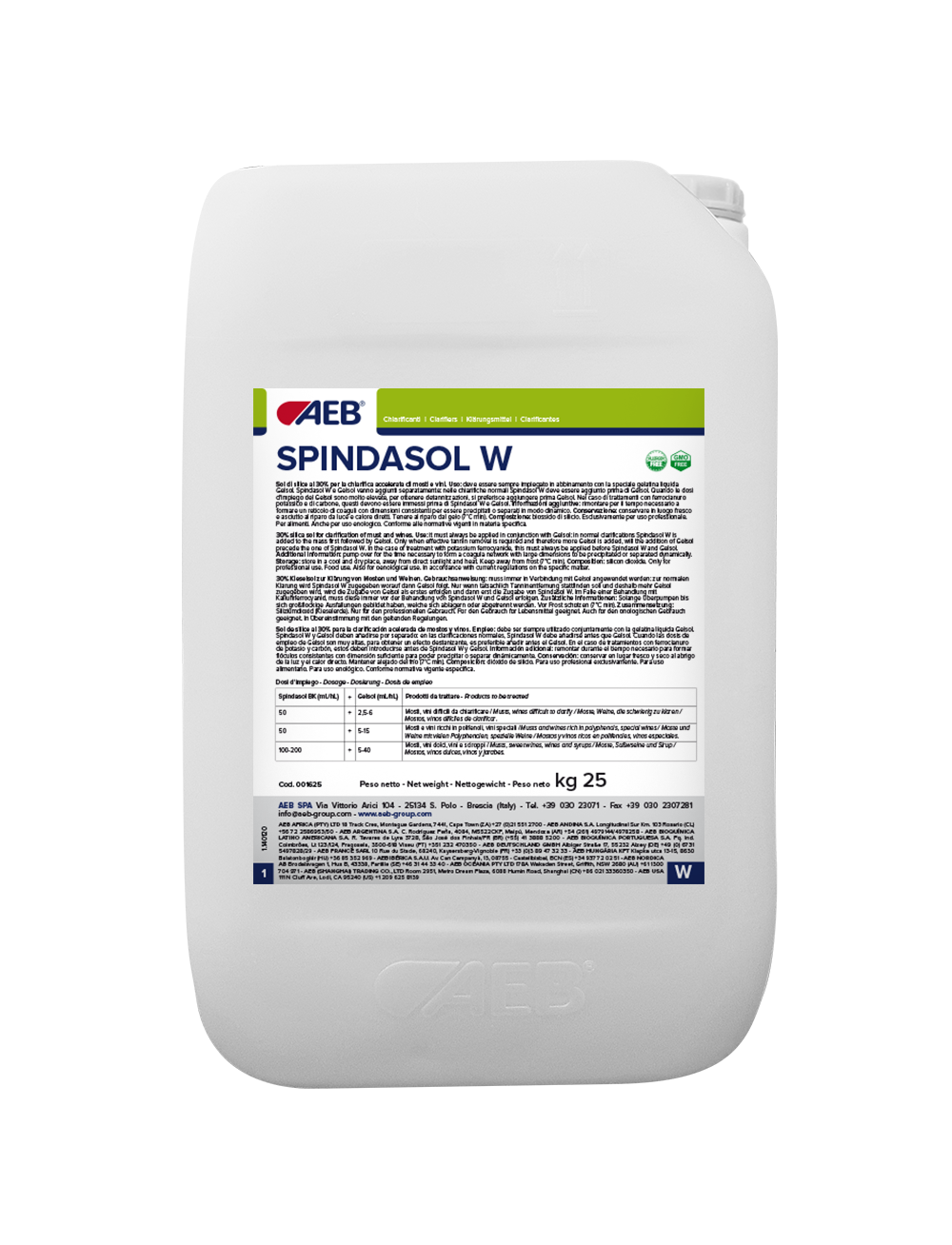 SPINDASOL W SPINDASOL W