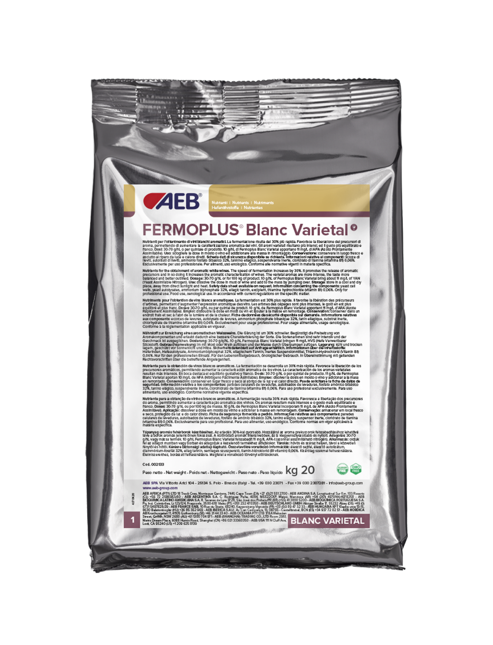 FERMOPLUS Blanc Varietal FERMOPLUS Blanc Varietal
