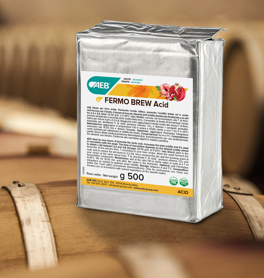Fermo Brew Acid Yeast for balanced sour beers with every typical aroma and final clean taste Fermo Brew Acid Yeast to avoid the use of lactic acid bacteria